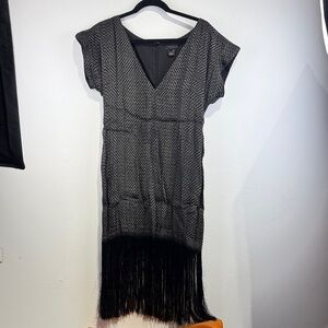 Hacienda Montaecristo Coqui Coqui Elegant Serape Fringe Dress